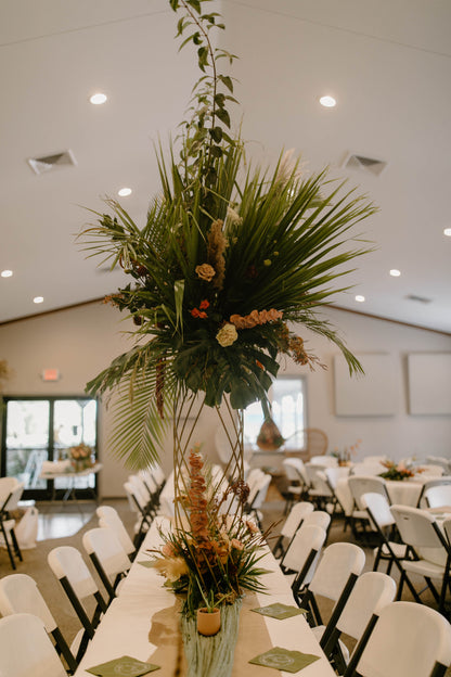 Amber bud vases