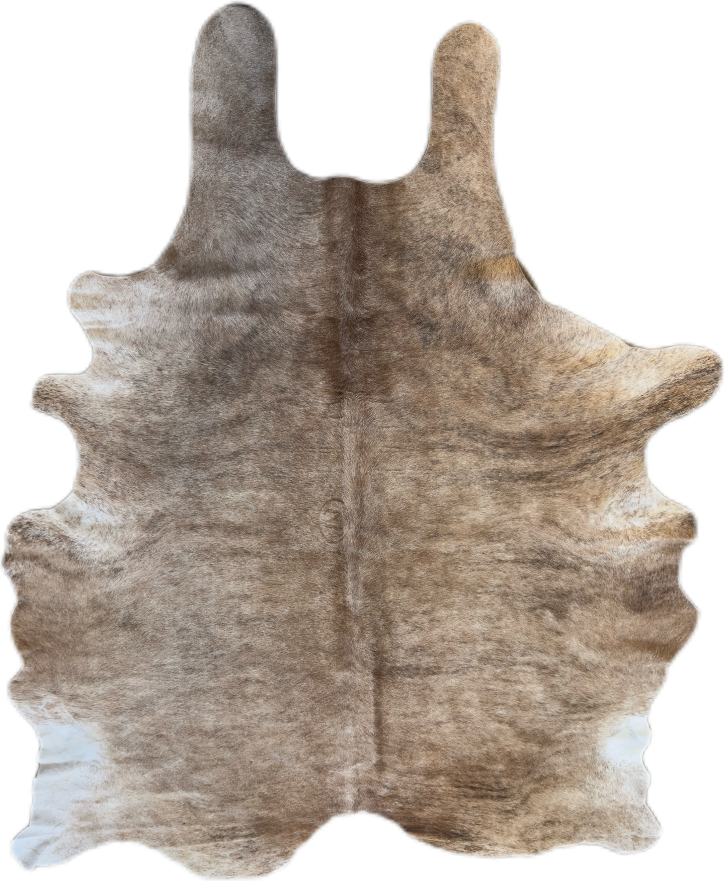 Light Brindle Cowhide Rug-Medium