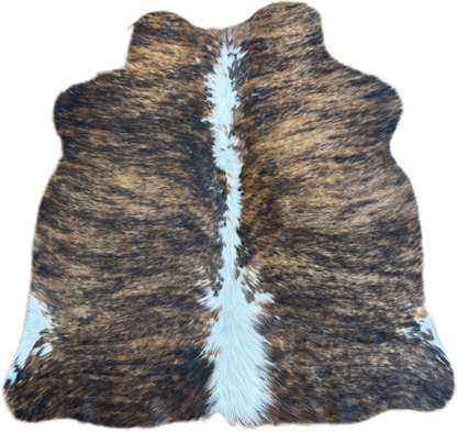 Brindle Tricolor Large Mini Cowhide