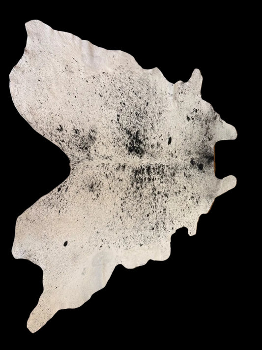 White and Black Cowhide