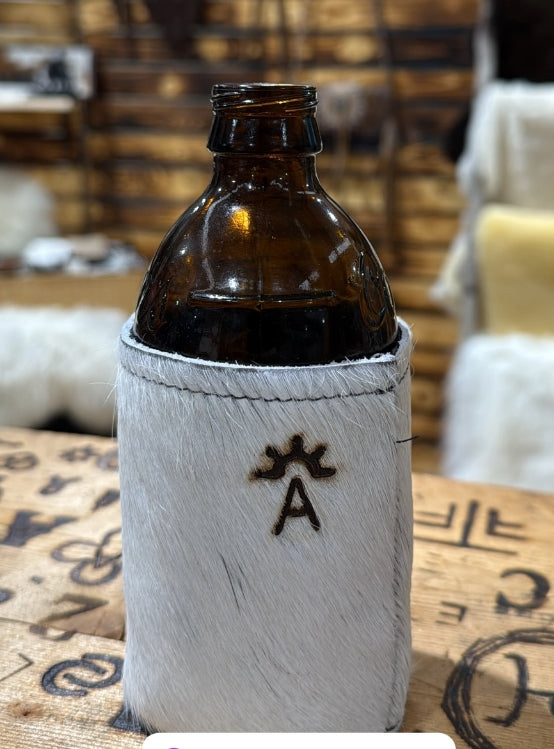 Cowhide Koozie