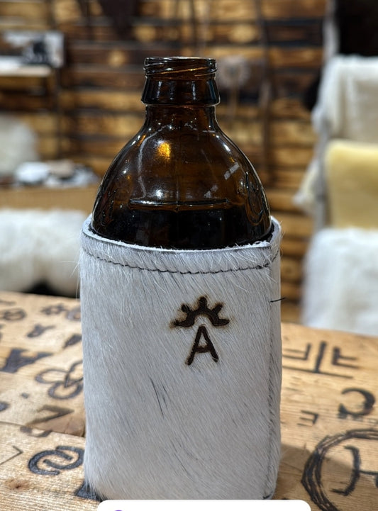 Cowhide Koozie