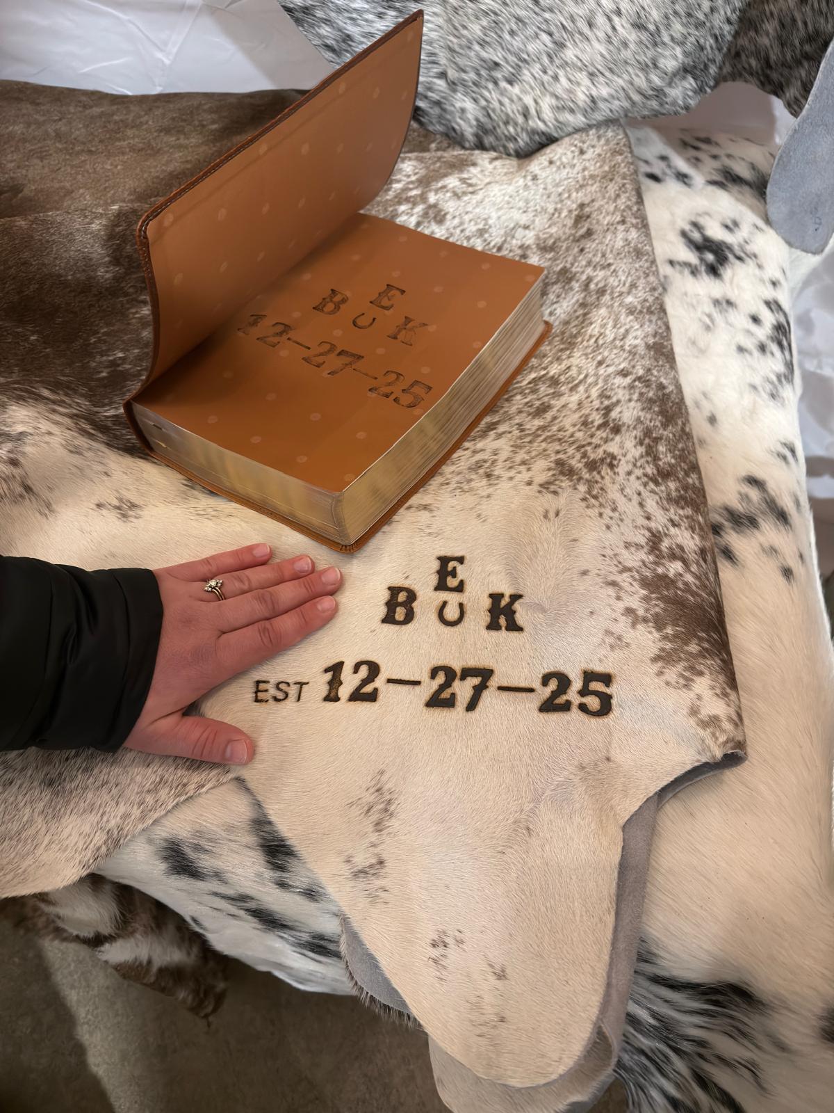 Custom Branded Cowhide