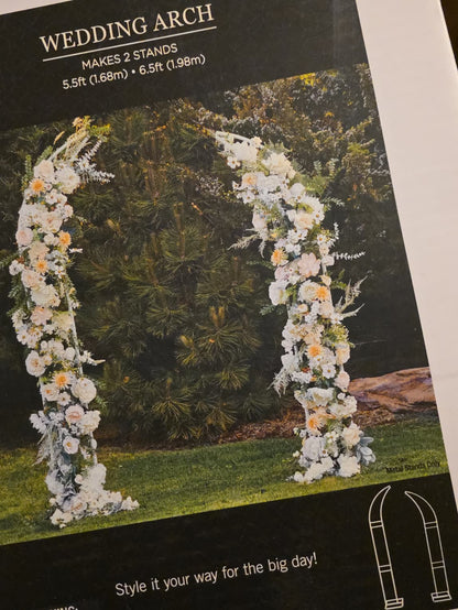 White Metal Broken Arch Base frame