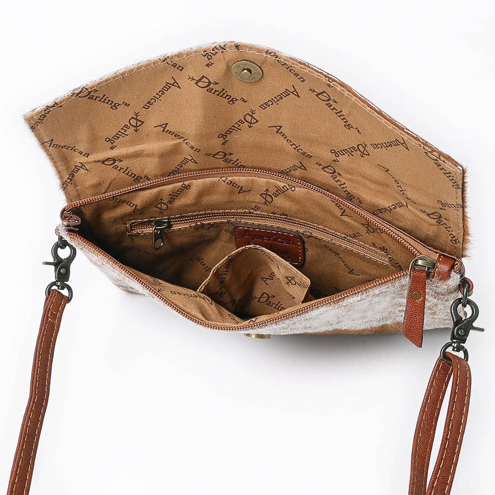ADBGS178BRW Envelope Genuine Western Leather Women Bag Patsy