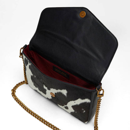 Loyal West On The Go Medium Chain Bag In Cowhide And  Calfskin