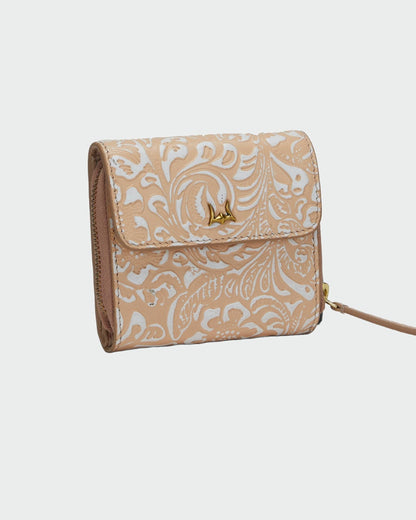 Loyal West Sophia Card Holder In Brown Leather Calfskin