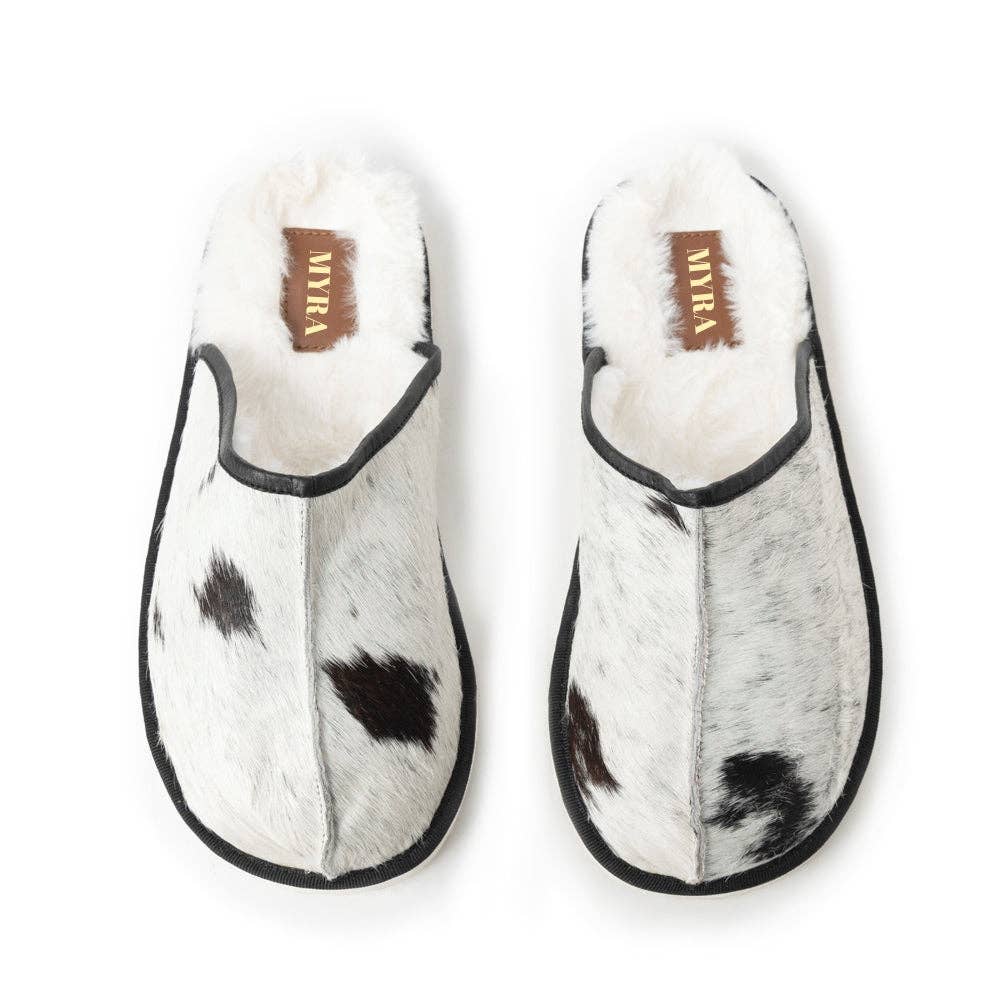 Swift Ridge House Men's Scuffs In Black and White