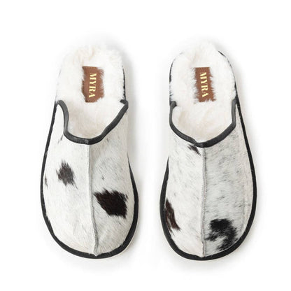 Swift Ridge House Men's Scuffs In Black and White