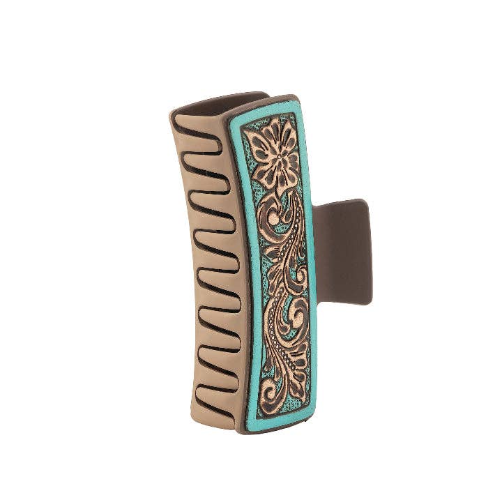 High Vista Hair Comb Clip In Turquoise