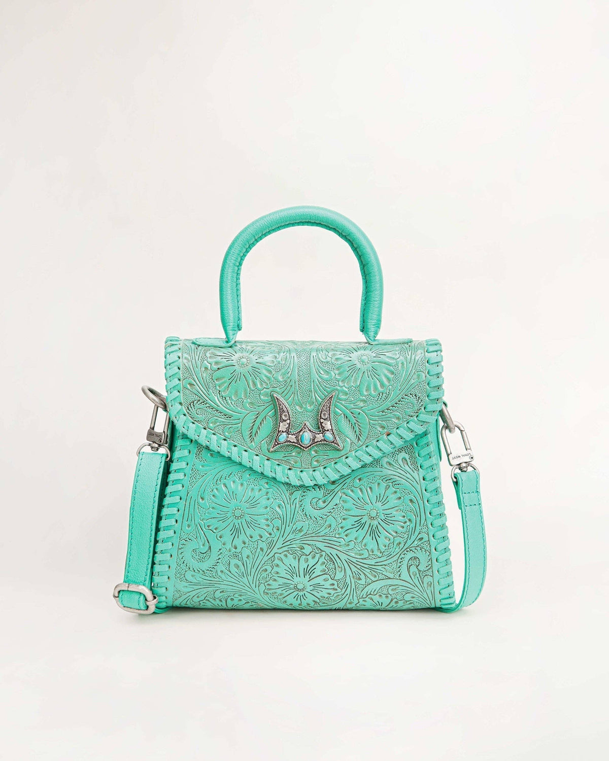 Loyal West Leon Mini Handle Purse - Brown