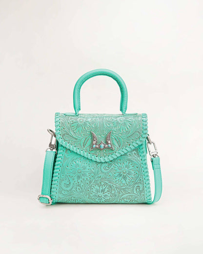 Loyal West Leon Mini Handle Purse - Brown