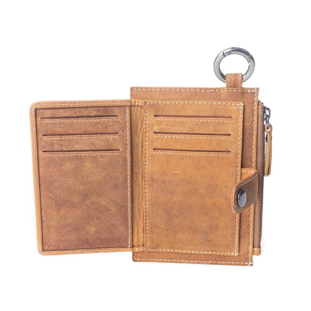 Wind Rider Credit Card Holder In Black & White