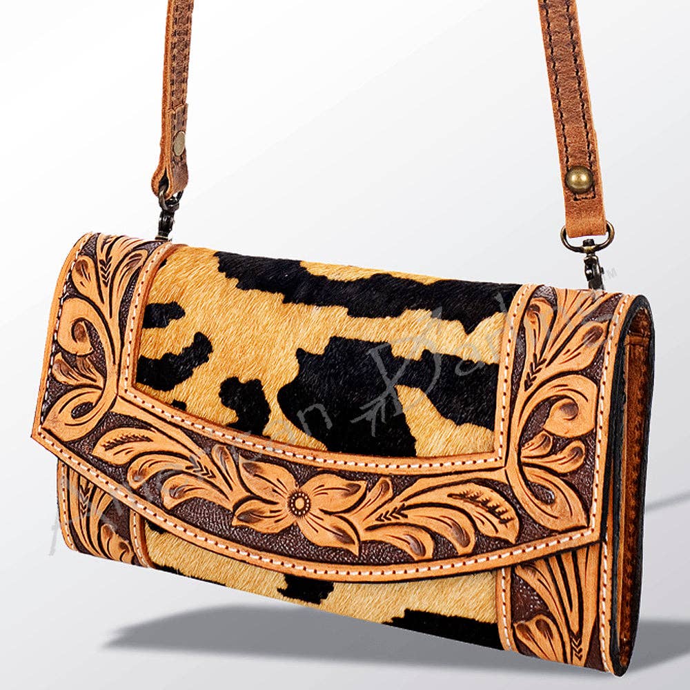 LC-ADBG518 Wallet Genuine Western Leather Women Bag