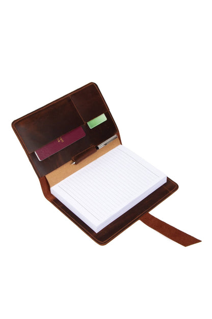 Leather Journal Cover, A5 Size Notebook Cover