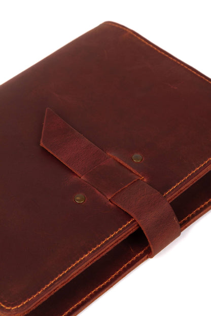 Leather Journal Cover, A5 Size Notebook Cover