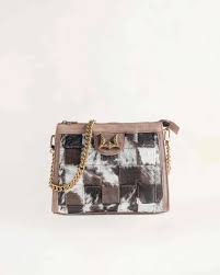 Loyal West Scrappy Cowhide Medium Chainbag - LW-SS25-018-SB